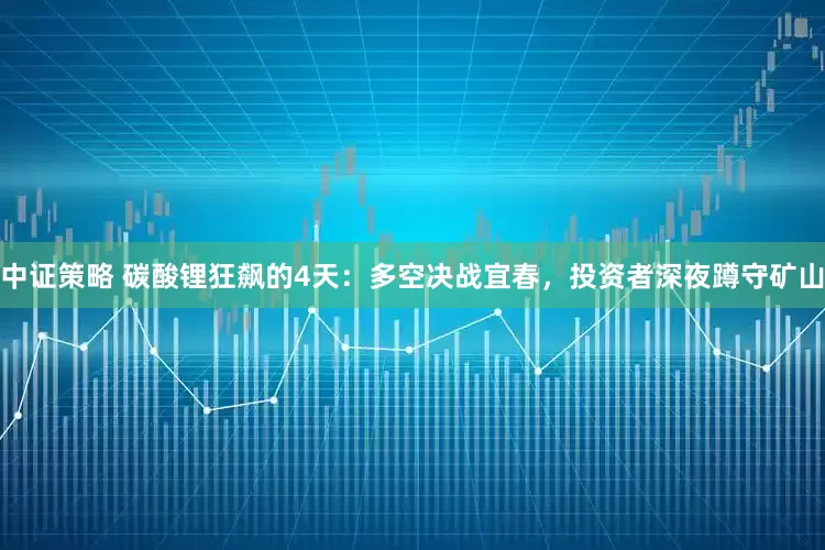 中证策略 碳酸锂狂飙的4天：多空决战宜春，投资者深夜蹲守矿山