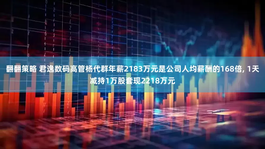 翻翻策略 君逸数码高管杨代群年薪2183万元是公司人均薪酬的168倍, 1天减持1万股套现2218万元