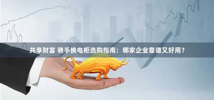 共享财富 骑手换电柜选购指南：哪家企业靠谱又好用？